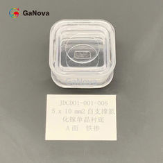 5*10mm2表面Un-Doped SIタイプの支えがないGaNの単結晶の基質の抵抗&gt; 10 ⁶ Ω·Cm RF装置ウエファー