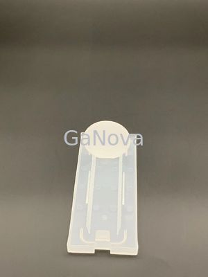 フラットエッジアングル 16mm パターン化サファイア基板前面