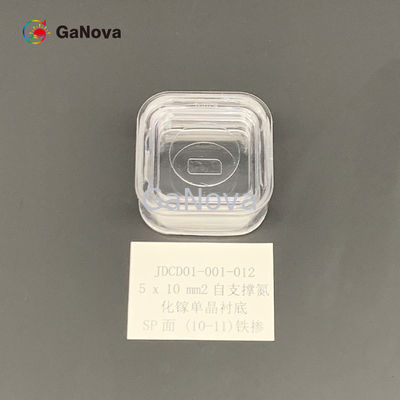 5*10mm2 SP表面（10-11） Un-Doped SIタイプの支えがないGaNの単結晶の基質の抵抗&gt; 10 ⁶ Ω·Cm RF装置