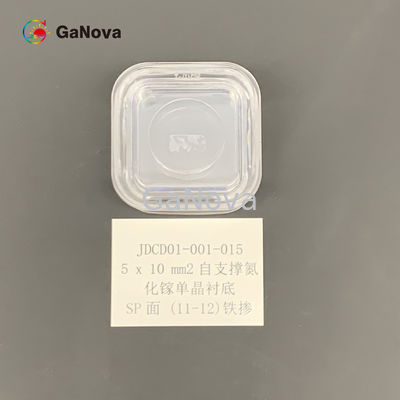 5*10mm2 SP表面（11-12） Un-Doped SIタイプの支えがないGaNの単結晶の基質の抵抗&gt; 10 ⁶ Ω·Cm RF装置